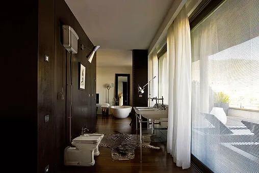 Унитаз-компакт с высоким бачком Kerasan Waldorf белый