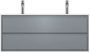 Тумба-умывальник подвесная ISVEA Pro 120 серый 21MGS070120I+10SL50121SV Тумба-умывальник подвесная ISVEA Pro 120 серый 21MGS070120I+10SL50121SV, 1