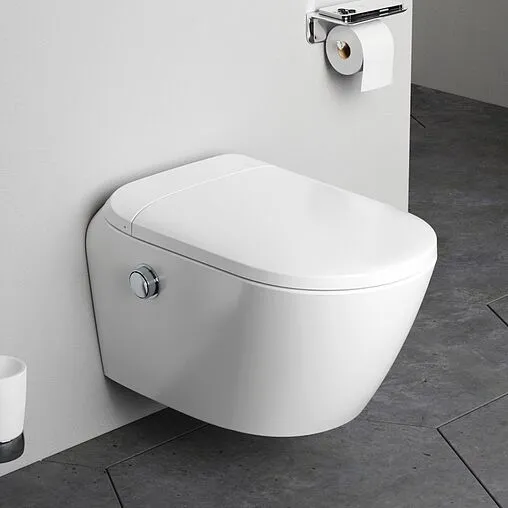 Умный унитаз-биде подвесной безободковый Am.Pm Sensation FlashClean белый CCC301700SC