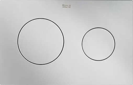 Клавиша смыва для унитаза Roca PL-10 890089002 хром матовый Клавиша смыва для унитаза Roca PL-10 890089002 хром матовый