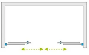 Дверь в нишу 1600мм тонированное стекло Radaway Premium Plus DWD 160 33363-01-08N Дверь в нишу 1600мм тонированное стекло Radaway Premium Plus DWD 160 33363-01-08N, 3