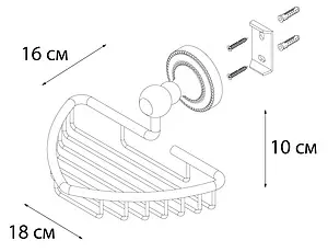 Мыльница Fixsen Style хром FX-41109 Мыльница Fixsen Style хром FX-41109, 3