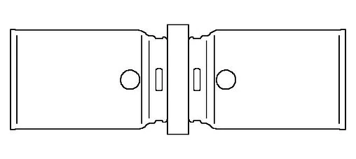 Муфта пресс соединительная 26мм Oventrop Cofit P 1512546