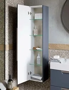 Шкаф-пенал подвесной Aqwella Cube 30 белый матовый CUB0503W, 5