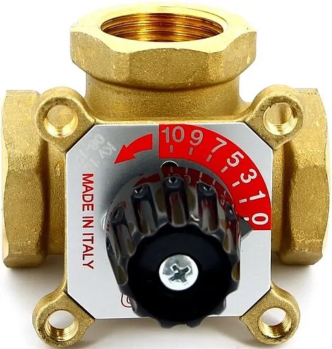 Трехходовой смесительный клапан 1&quot; Kvs 12.0 Uni-Fitt 360G1240