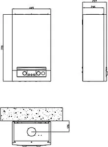 Настенный газовый котел двухконтурный турбированный 10кВт Navien Heatluxe NGB210 10K PNGB2100010L001 Настенный газовый котел двухконтурный турбированный 10кВт Navien Heatluxe NGB210 10K PNGB2100010L001, 3