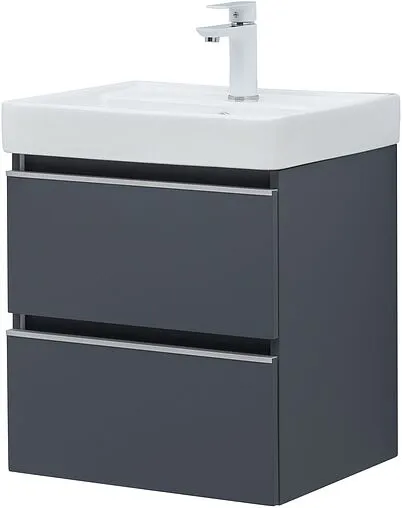 Тумба-умывальник подвесная Aquanet Вега 50 маренго 00329588+00301802