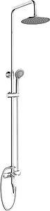 Душевая система со смесителем для ванны Milardo Helic хром HELSB1FM06 Душевая система со смесителем для ванны Milardo Helic хром HELSB1FM06, 1