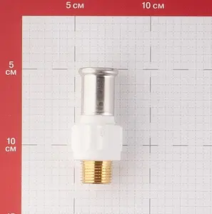 Муфта пресс переходная 26мм x 1"н Henco 17PKW-2606 Муфта пресс переходная 26мм x 1"н Henco 17PKW-2606, 2