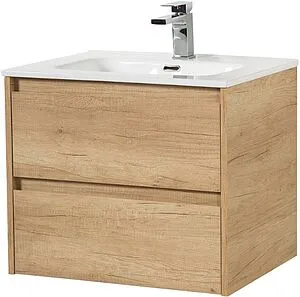 Тумба-умывальник подвесная BelBagno KRAFT 60 Rovere Nebrasca Nature KRAFT-600-2C-SO-RNN+, 3