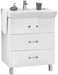 Тумба-умывальник напольная Aquaton Америна 70 M белый 1A1690K1AM010, 1