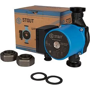 Насос циркуляционный Stout 25/40-180 SPC-0010-2540180 Насос циркуляционный Stout 25/40-180 SPC-0010-2540180, 2