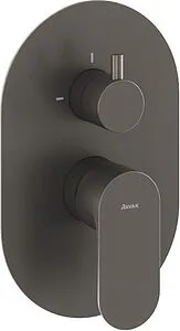 Смеситель для душа скрытого монтажа Ravak Eleganta графит X070338 Смеситель для душа скрытого монтажа Ravak Eleganta графит X070338, 1