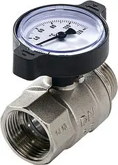 Кран шаровый с термометром 1&quot;в x 1&quot;н TECEfloor 77381008