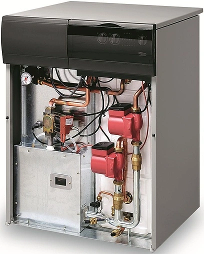 Напольный газовый котел двухконтурный турбированный 30кВт Baxi SLIM 2 ...