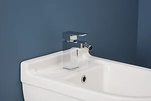 Смеситель для биде Aquanet Cubic хром SD90444-2, 3