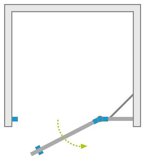 Дверь в нишу 1200мм прозрачное стекло Radaway Torrenta DWJ 120 R 32030-01-01N