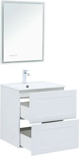 Тумба-умывальник подвесная Aquanet Терра 60 белый матовый 00313232+