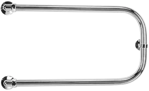 Полотенцесушитель водяной Terminus П-образный AISI 32х2 320х600 полированная сталь 4620768881565, 1