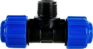 Тройник компрессионный переходной 20мм x ¾&quot;н x 20мм ТПК-Аква 51203420, 4