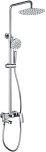 Душевая система со смесителем для ванны Aquatek Вега хром AQ2040CR Душевая система со смесителем для ванны Aquatek Вега хром AQ2040CR, 1
