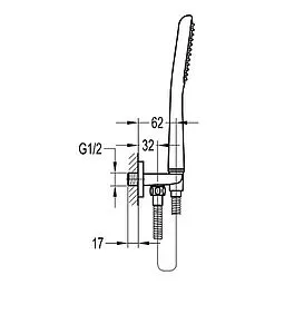 Душевой набор Cezares Tesoro хром TESORO-F-KD-01 Душевой набор Cezares Tesoro хром TESORO-F-KD-01, 2