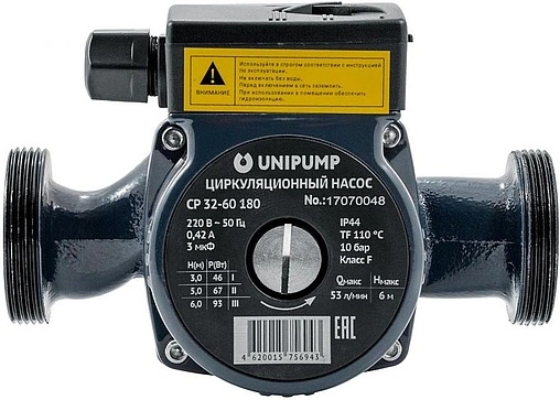 Насос циркуляционный Unipump CP 32-60 180 81257