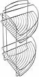 Полка Milardo Shelf хром 209WC20M44