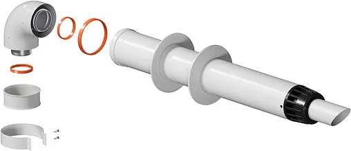 Комплект дымохода Антилед Ø 60/100мм L=1000мм Krats Антилёд KTL-01AR-075