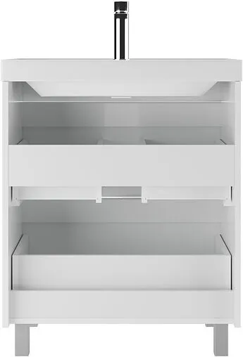 Тумба-умывальник напольная Айсберг Веста 70 белый DV5907T+4670142930037