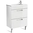 Тумба-умывальник Roca Debba 60 белый глянец ZRU9302708+32799H00Y