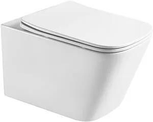 Унитаз подвесной безободковый Aquatek Либра Tornado белый AQ1505T-00 Унитаз подвесной безободковый Aquatek Либра Tornado белый AQ1505T-00, 1