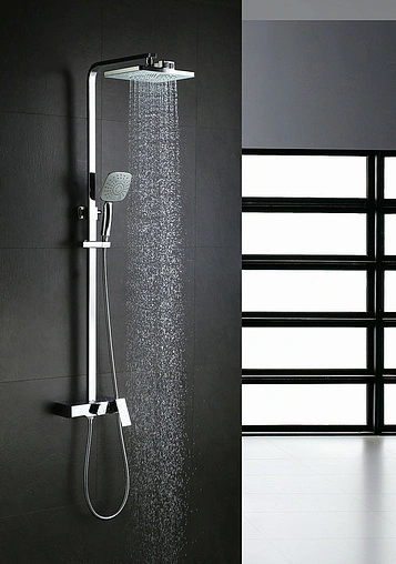 Душевая система со смесителем для ванны Lemark Tropic хром LM7005C
