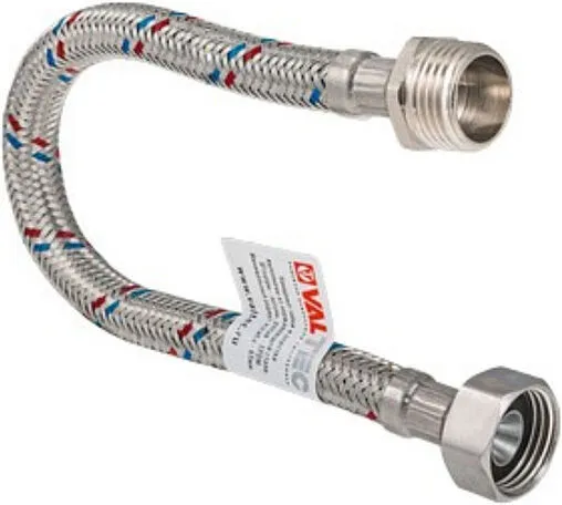Гибкая подводка Valtec 0.8м x ½&quot;в x ½&quot;н VTf.002.IS.0404080