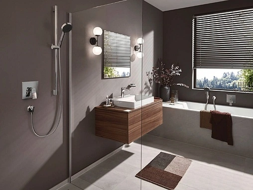 Смеситель для ванны скрытого монтажа Hansgrohe Vivenis хром 75415000