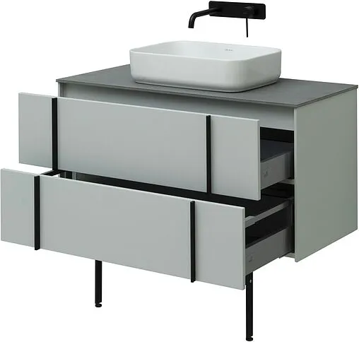 Тумба-умывальник подвесная Allen Brau Reality 100 папирус 1.32007.PWM+