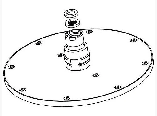 Комплект для душа 7 в 1 Ideal Standard Alpha хром BD003AA
