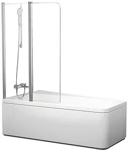 Шторка на ванну 1000мм прозрачное стекло Ravak Chrome CVS2 100 L 7QLA0U00Z1 Шторка на ванну 1000мм прозрачное стекло Ravak Chrome CVS2 100 L 7QLA0U00Z1, 1
