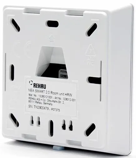 Беспроводной комнатный терморегулятор 24В Rehau Nea Smart 2.0 HRW белый 13280121003