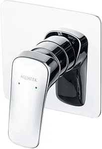 Смеситель для душа скрытого монтажа Aquatek Вега хром AQ1066CR, 3