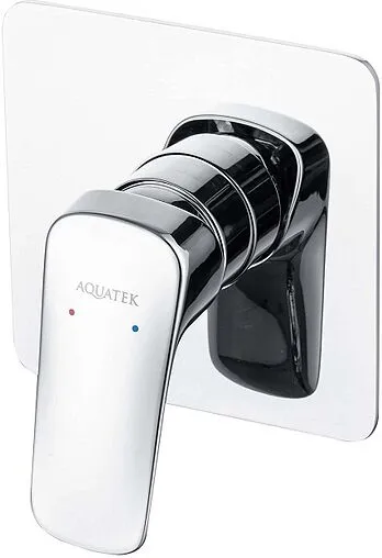 Смеситель для душа скрытого монтажа Aquatek Вега хром AQ1066CR