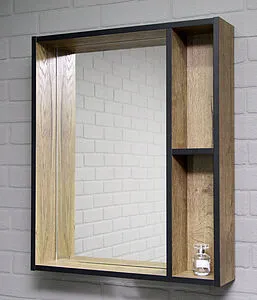 Зеркало Домино Alfa 60 дуб галифакс табак DA6103HZ, 3