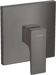 Смеситель для душа скрытого монтажа Hansgrohe Metropol шлифованный чёрный хром 32565340 Смеситель для душа скрытого монтажа Hansgrohe Metropol шлифованный чёрный хром 32565340, 1