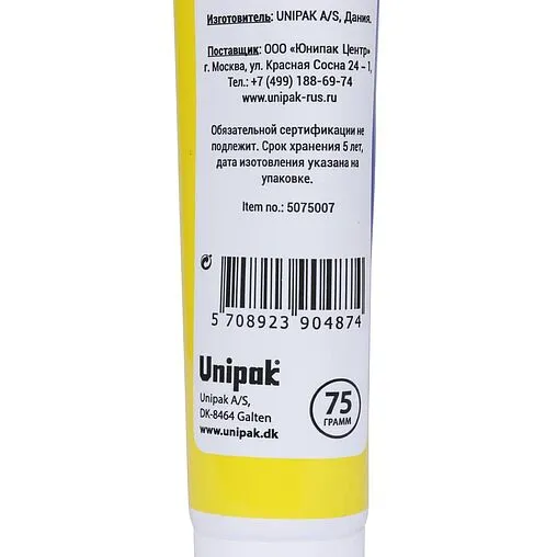Паста уплотнительная 75г Unipak 5075007 Паста уплотнительная 75г Unipak 5075007