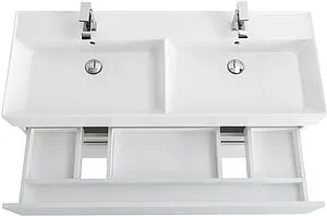 Тумба под умывальник подвесная Cezares Molveno 46 120 Bianco Ghiaccio MOLVENO 46-120-2C-SO-2-BG Тумба под умывальник подвесная Cezares Molveno 46 120 Bianco Ghiaccio MOLVENO 46-120-2C-SO-2-BG, 5