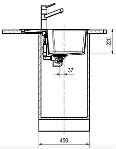 Мойка кухонная Franke Urban UBG 611-62 серый камень 114.0595.331 Мойка кухонная Franke Urban UBG 611-62 серый камень 114.0595.331, 4
