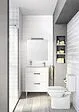 Тумба-умывальник Roca Debba 60 белый глянец ZRU9302708+32799H00Y