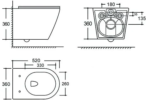 Унитаз подвесной безободковый Aquanet Atago 3.0 W Tornado белый Atago 3.0 W T Унитаз подвесной безободковый Aquanet Atago 3.0 W Tornado белый Atago 3.0 W T