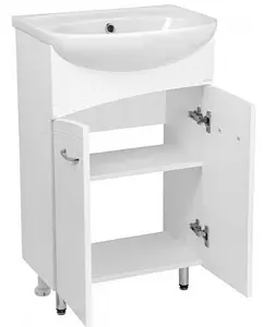 Тумба-умывальник напольная Cersanit Erica New 50 белый F-SU-ERN-ERI50+S-UM-ERI50/1-w Тумба-умывальник напольная Cersanit Erica New 50 белый F-SU-ERN-ERI50+S-UM-ERI50/1-w, 5