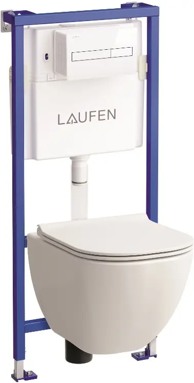 Комплект 5 в 1 Laufen Basal 6.2071.2.000.000.3 с кнопкой 8.9566.1.000.000.1 белый глянцевый Комплект 5 в 1 Laufen Basal 6.2071.2.000.000.3 с кнопкой 8.9566.1.000.000.1 белый глянцевый, 1